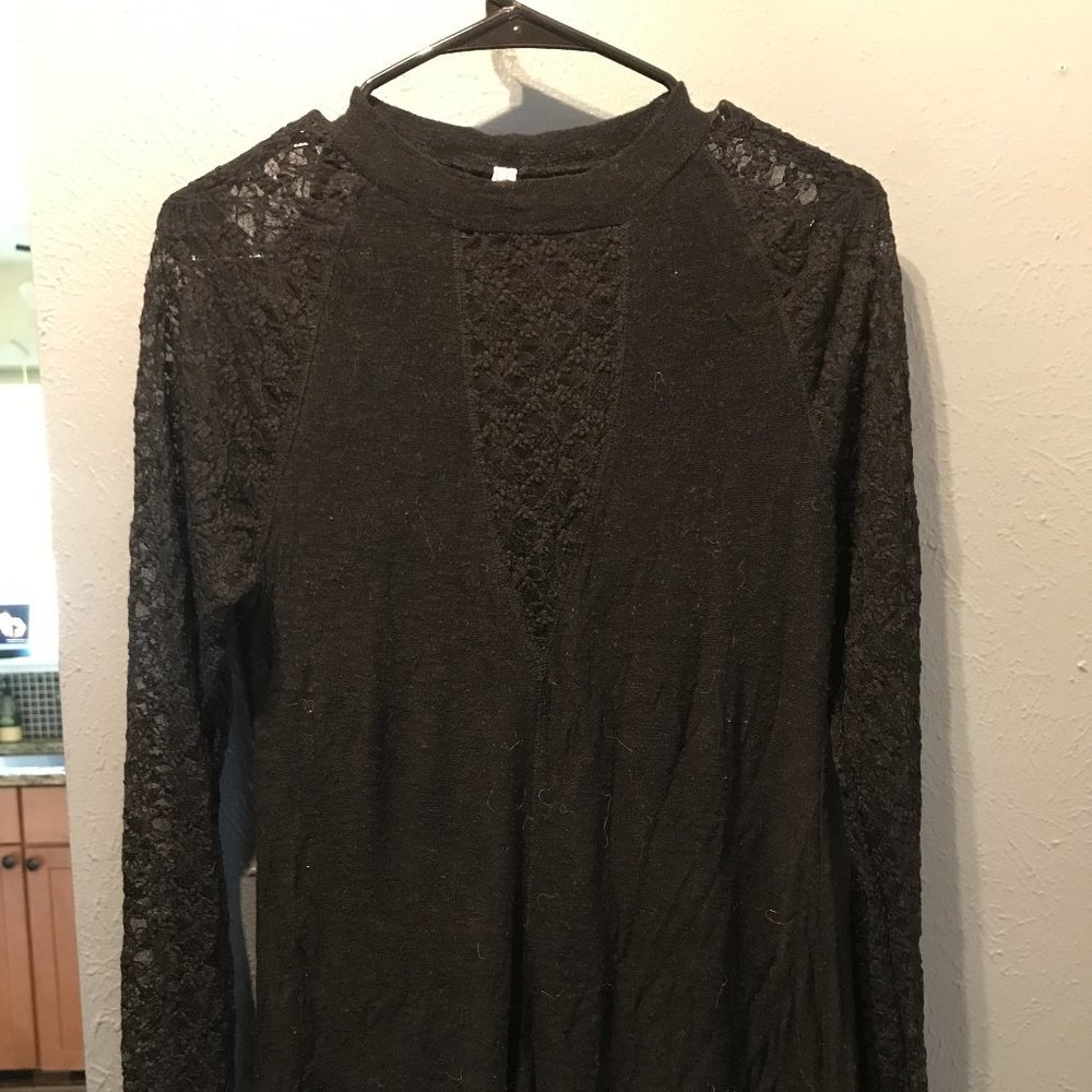 Free People Lace Long Sleeve
